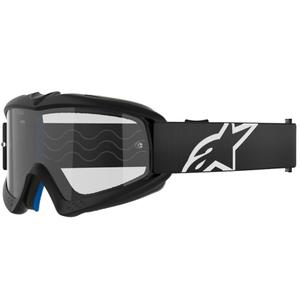 Alpinestars Vision Youth Corp kids motocross goggles black with clear lens