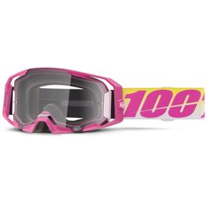 Lunettes de motocross 100% ARmatic Sellars avec plexiglas transparent