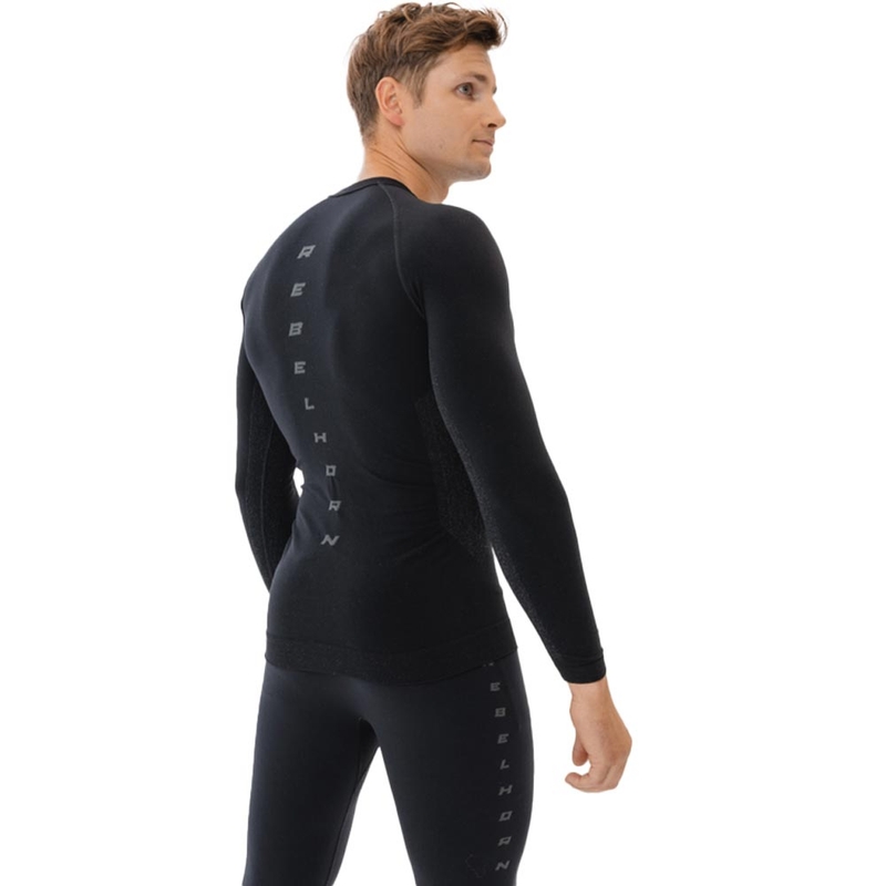 Chemise thermique noire Rebelhorn Freeze II