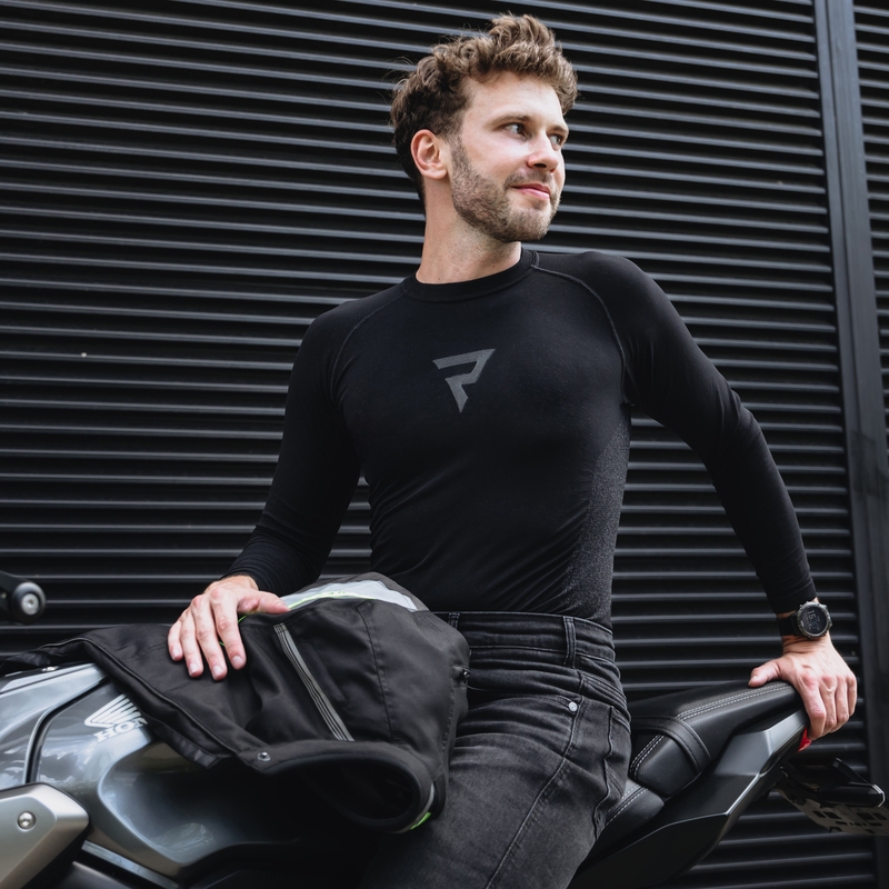 Chemise thermique noire Rebelhorn Freeze II