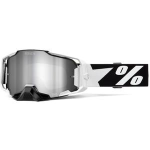 Lunettes de motocross 100% - USA ARMEGA Renen plexi argenté