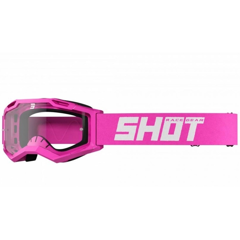 Lunettes de motocross Shot Assault 2.0 Solid fluo pink
