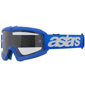 Lunettes de motocross Alpinestars Vision Youth Blaze bleu pour enfants avec lentille transparente