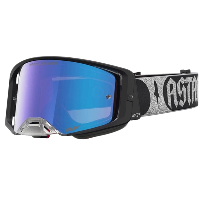 Lunettes de motocross Alpinestars Supertech Atrox noir et argent
