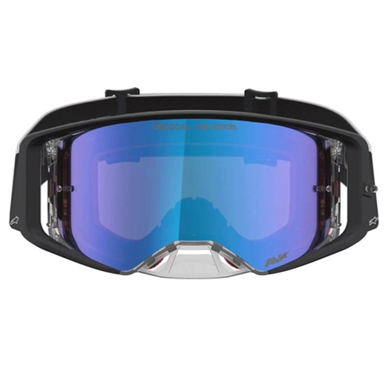 Lunettes de motocross Alpinestars Supertech Atrox noir et argent