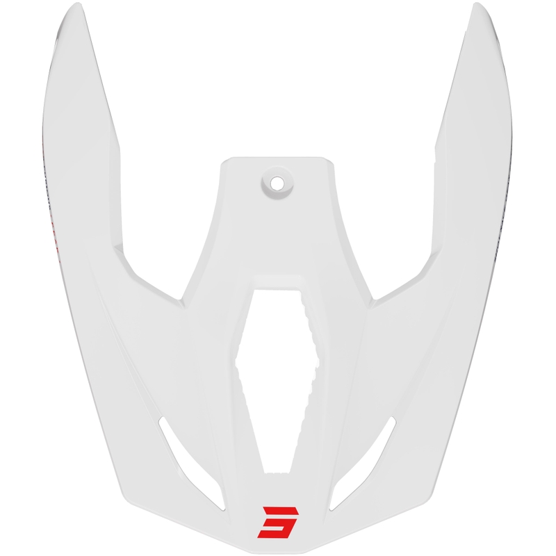 Visière pour casques Shot Furious, blanc brillant