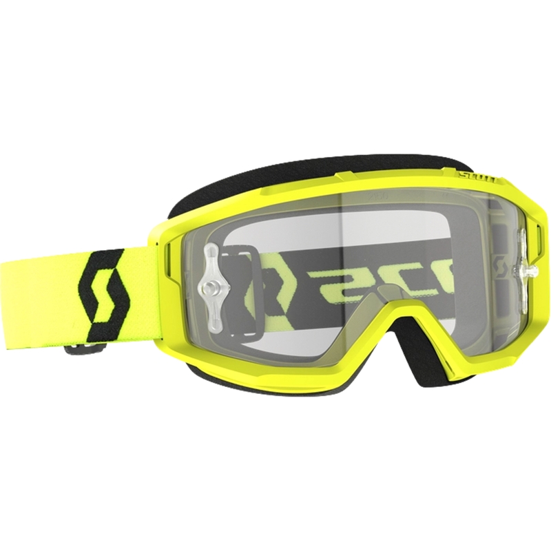 Lunettes de moto-cross SCOTT PRIMAL CLEAR noir-jaune fluo