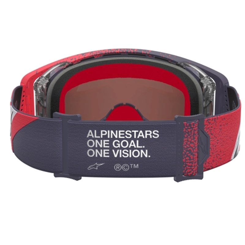 Lunettes de motocross Alpinestars Supertech noires et rouges