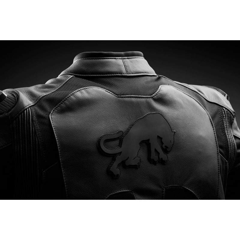Blouson de moto en cuir Furygan Speed Mesh 3 noir - 2e qualité - II. qualité