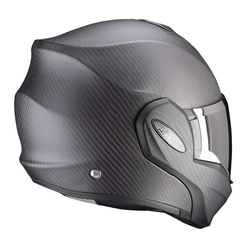 Casque modulable Scorpion EXO-TECH EVO Carbon, noir mat - II. qualité