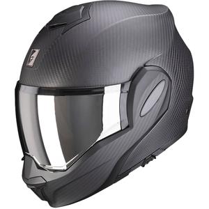 Casque modulable Scorpion EXO-TECH EVO Carbon, noir mat - II. qualité