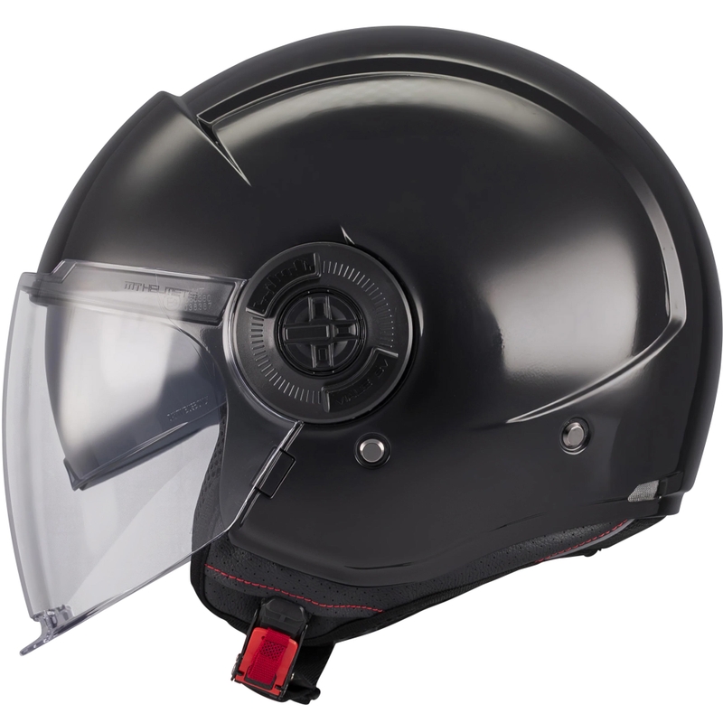 Casque de moto ouvert MT Viale SV S Pure A1 noir - II. qualité