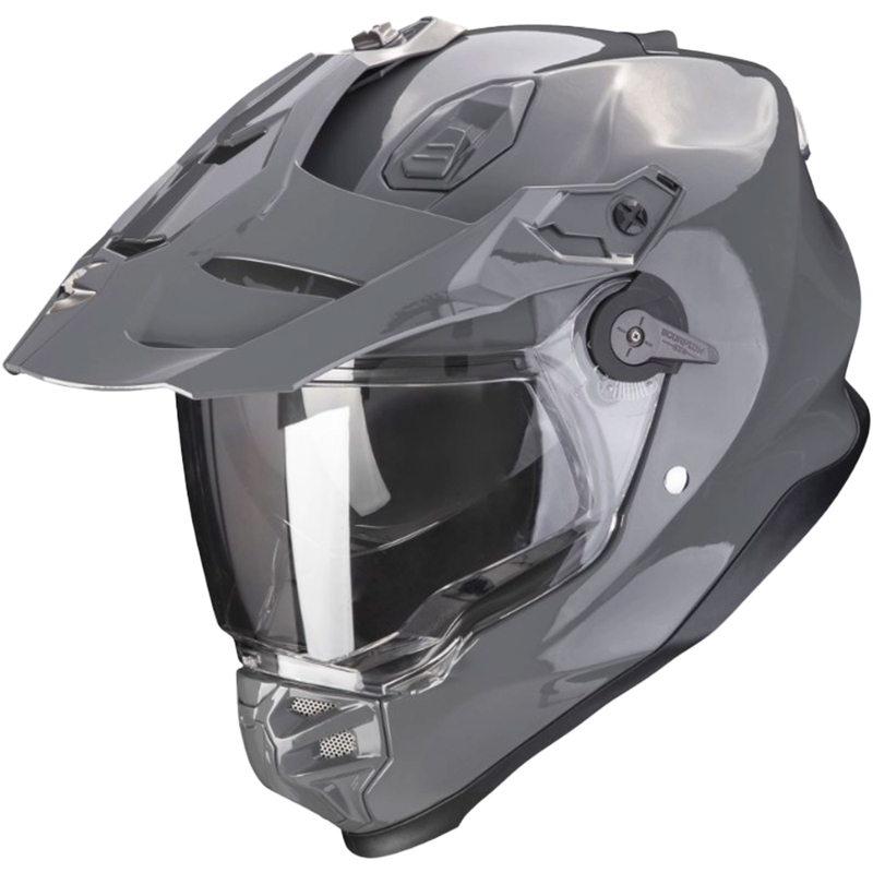 Casque moto enduro SCORPION ADF-9000 AIR Solid cement grey - II. qualité