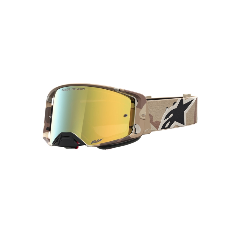 Lunettes de motocross Alpinestars Supertech Lone camouflage sable