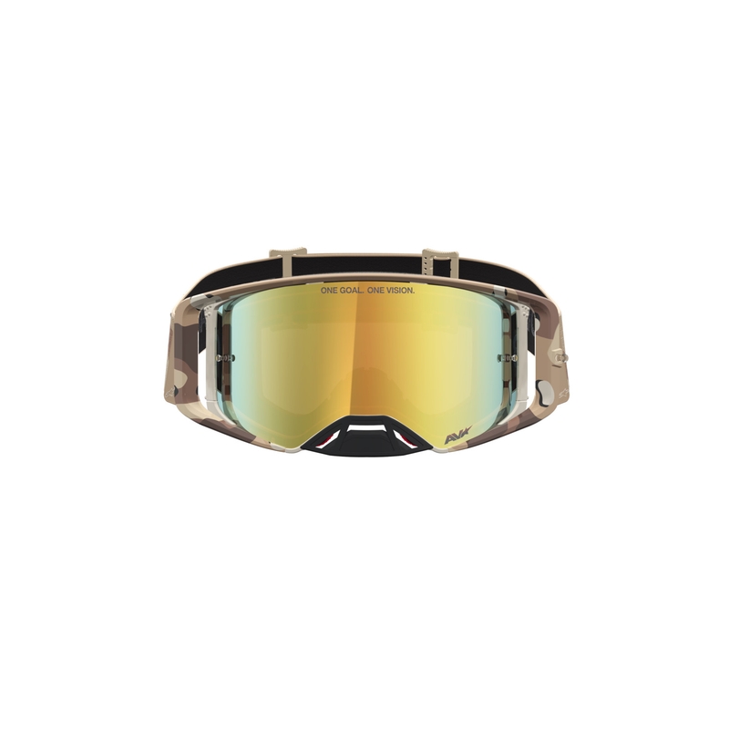 Lunettes de motocross Alpinestars Supertech Lone camouflage sable