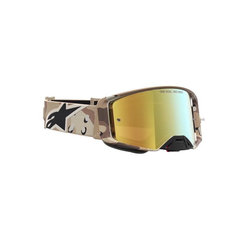Lunettes de motocross Alpinestars Supertech Lone camouflage sable