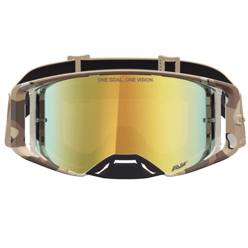 Lunettes de motocross Alpinestars Supertech Lone camouflage sable