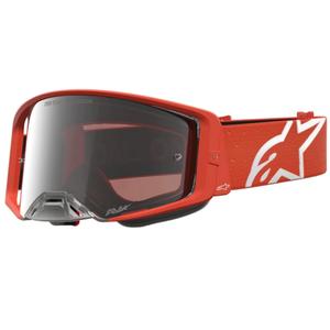 Lunettes de motocross Alpinestars Supertech Vesta orange et argent