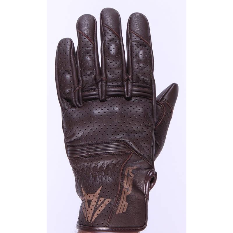 Rukavice na motorku RSA Drone hnědé výprodej