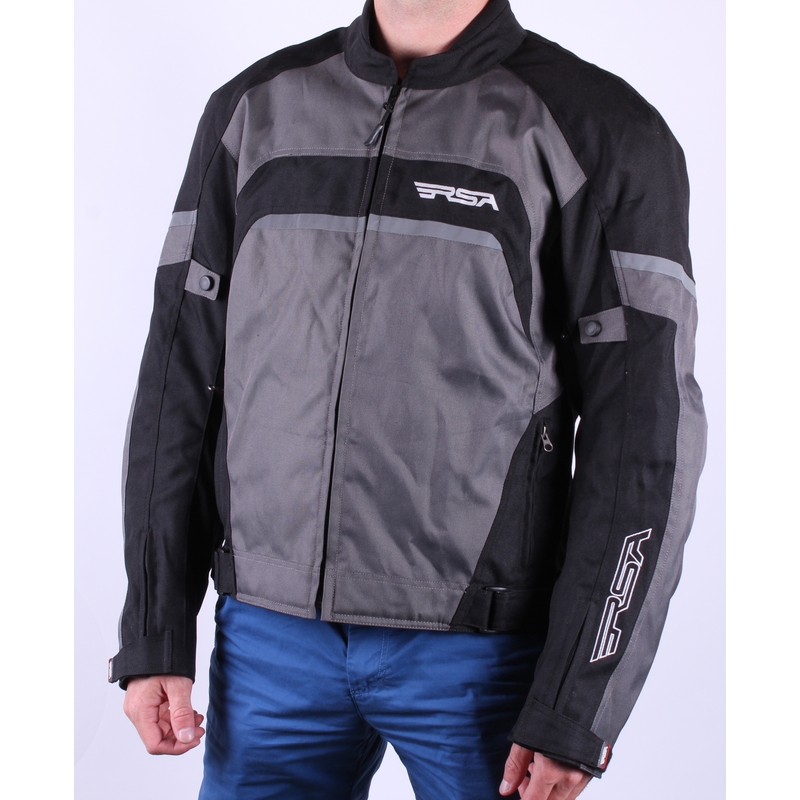 Bunda na motorku RSA Fly černo-šedá výprodej