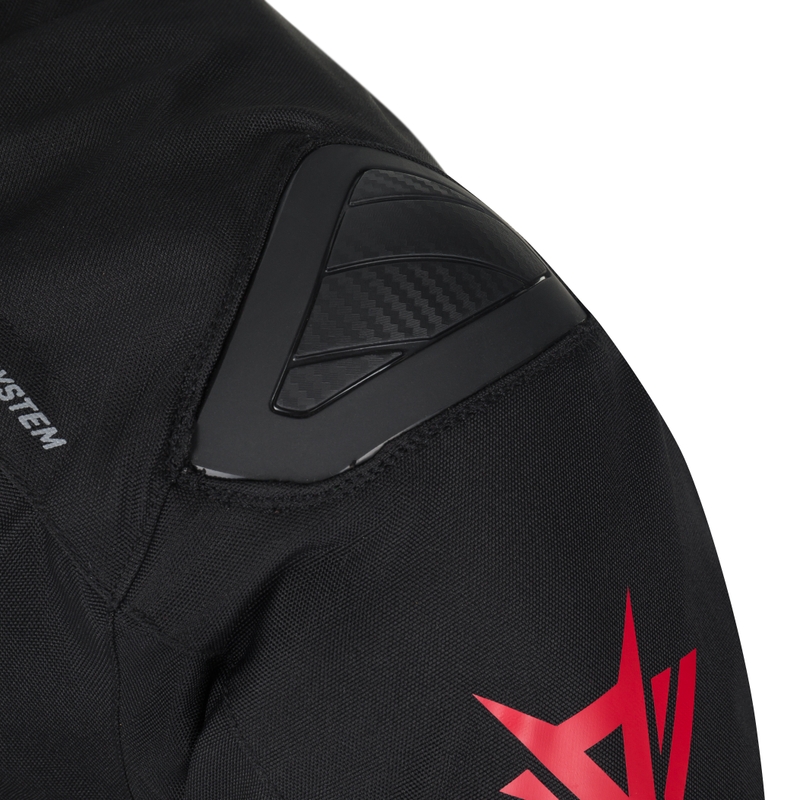 Blouson de moto RSA Rider noir-blanc-jaune fluo 2 - II. qualité