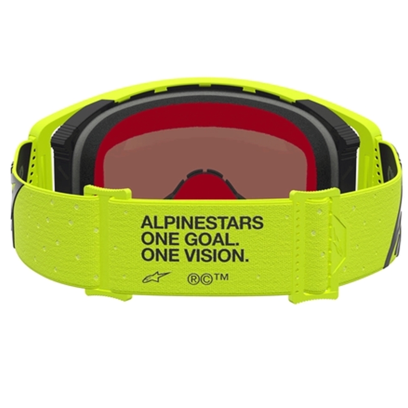 Lunettes de motocross Alpinestars Supertech Vesta jaune fluo et noir