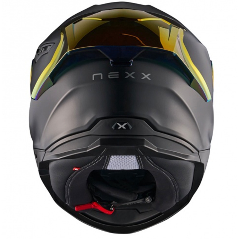 Casque moto intégral NEXX Y.100R Subsonic noir-rouge mat - II. qualité soldes
