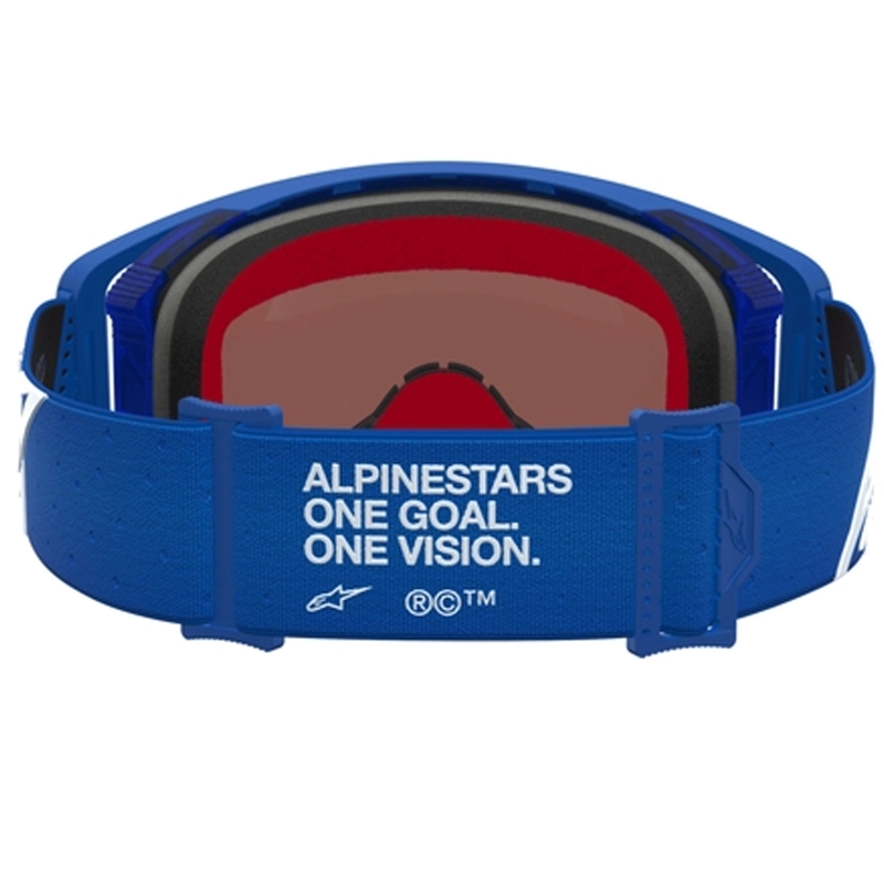 Lunettes de motocross Alpinestars Supertech Vesta bleu-blanc