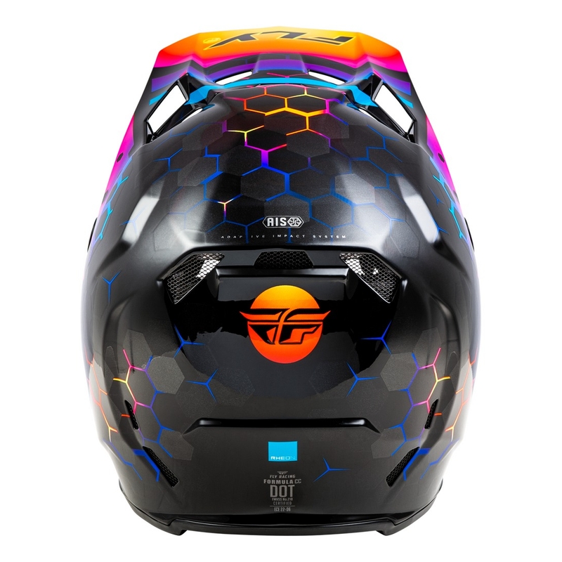 Casque motocross FLY Racing Formula CC Tektonic noir-jaune-rose - II. qualité