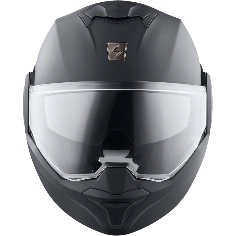Casque moto pliable Scorpion EXO-TECH EVO Solid anthracite mat - II. qualité
