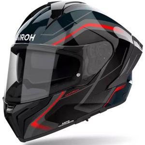 Casque moto intégral Airoh MATRYX Wide noir-gris-rouge