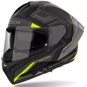 Casque moto intégral Airoh MATRYX Rocket jaune mat