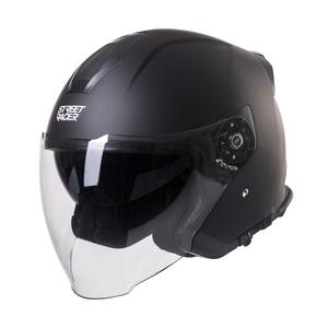 Casque moto ouvert Street Racer SR 01 MotoZem Performance noir soldes