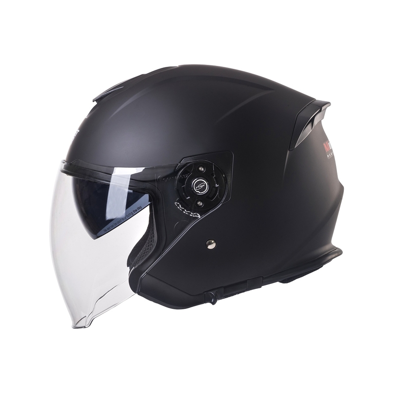 Casque moto ouvert Street Racer SR 01 MotoZem Performance noir soldes