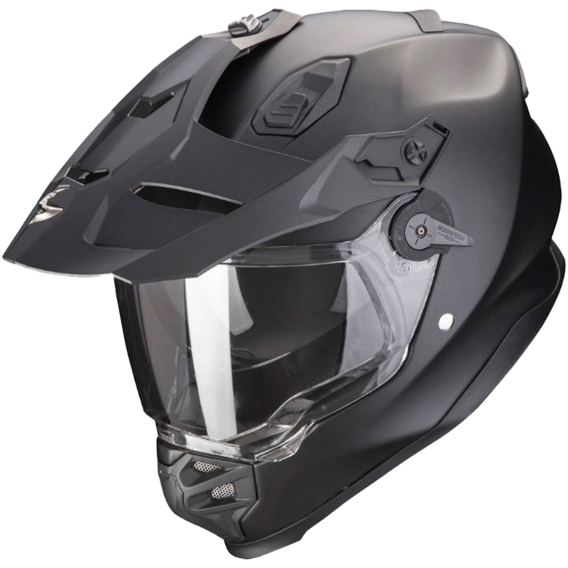 Casque moto enduro SCORPION ADF-9000 AIR Solid pearl black matt - II. qualité