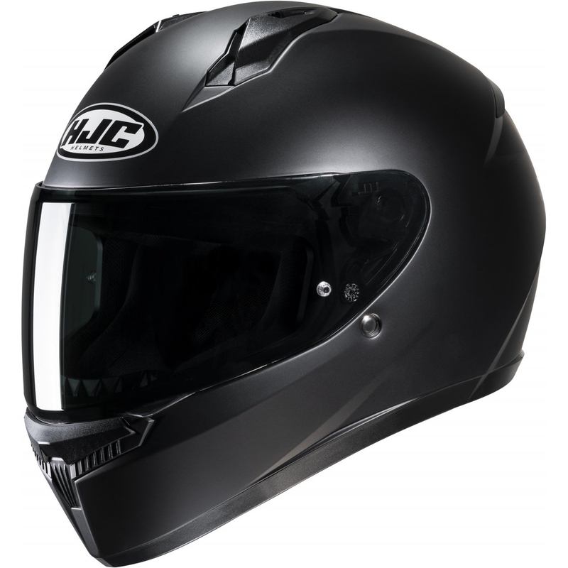 Casque moto intégral semi-plat HJC C10 Solid noir - II. qualité