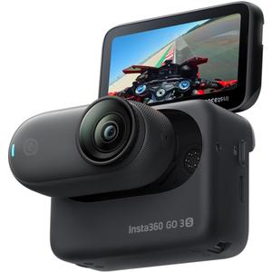 Caméra d'action POV Insta360 GO 3S pour casque de moto (noire)