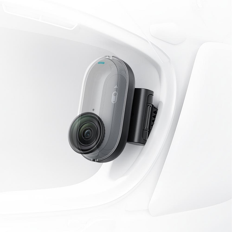 Caméra d'action POV Insta360 GO 3S pour casque de moto (noire)