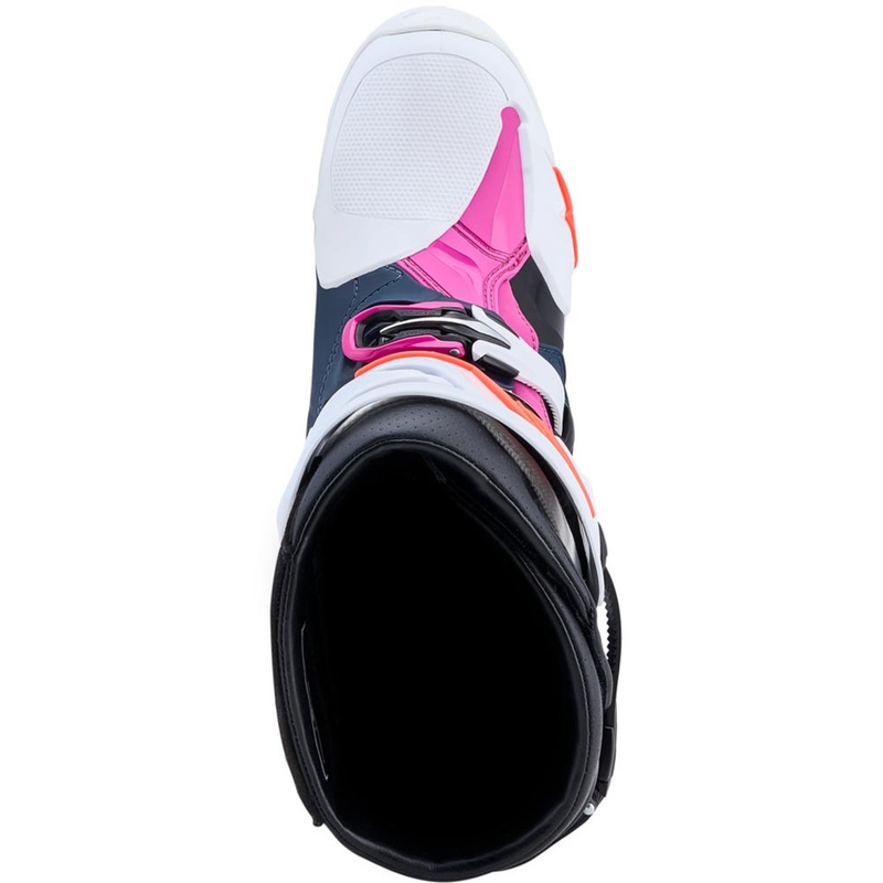Bottes de motocross Alpinestars TECH 10 Supervented bleu foncé-blanc-noir-violet