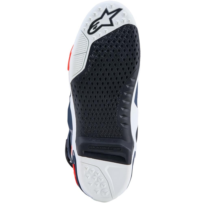 Bottes de motocross Alpinestars TECH 10 Supervented bleu foncé-blanc-noir-violet