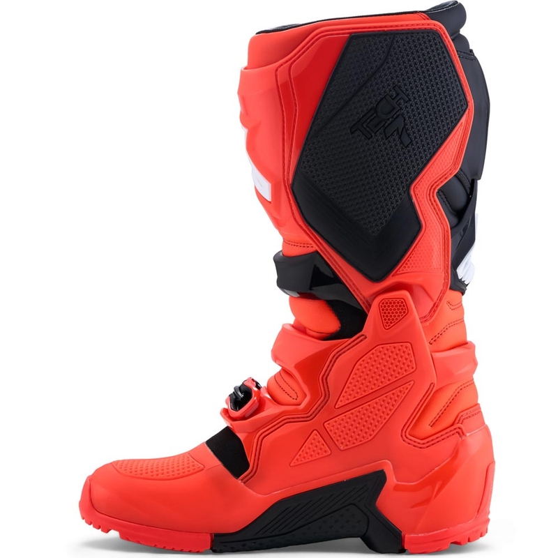 Bottes de moto Alpinestars TECH 7 Enduro rouge fluo et noir