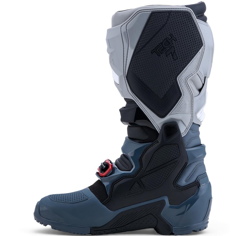 Bottes de moto Alpinestars TECH 7 Enduro Drystar Gris foncé-Gris clair-Rouge