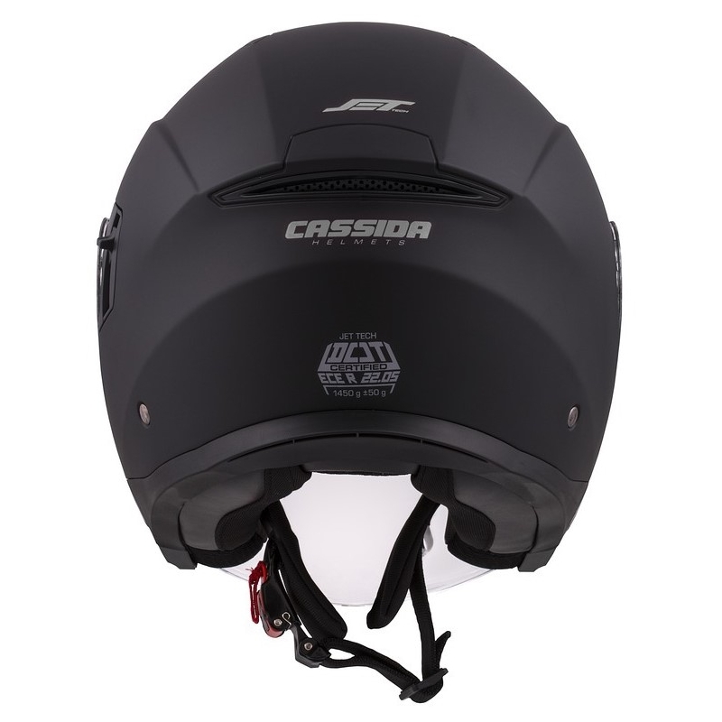Cassida Jet Tech Open Casque moto noir mat