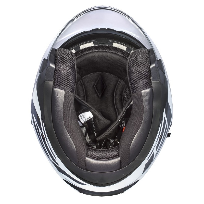 Cassida Jet Tech Corso Open Motorcycle Helmet Noir et Blanc