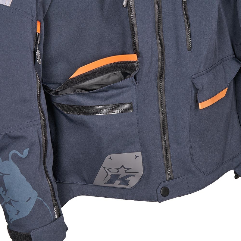 Veste de motocross KINI Red Bull EXC 2.0 anthracite-beige
