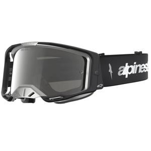 Lunettes de motocross Alpinestars Vision 8 Amber noir et argent