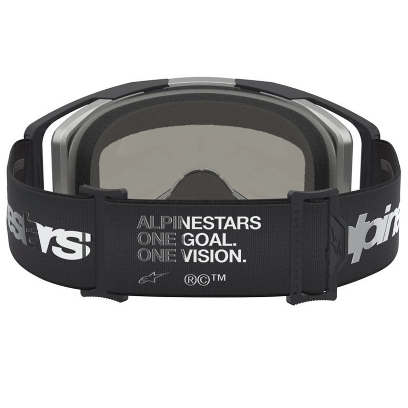 Lunettes de motocross Alpinestars Vision 8 Amber noir et argent