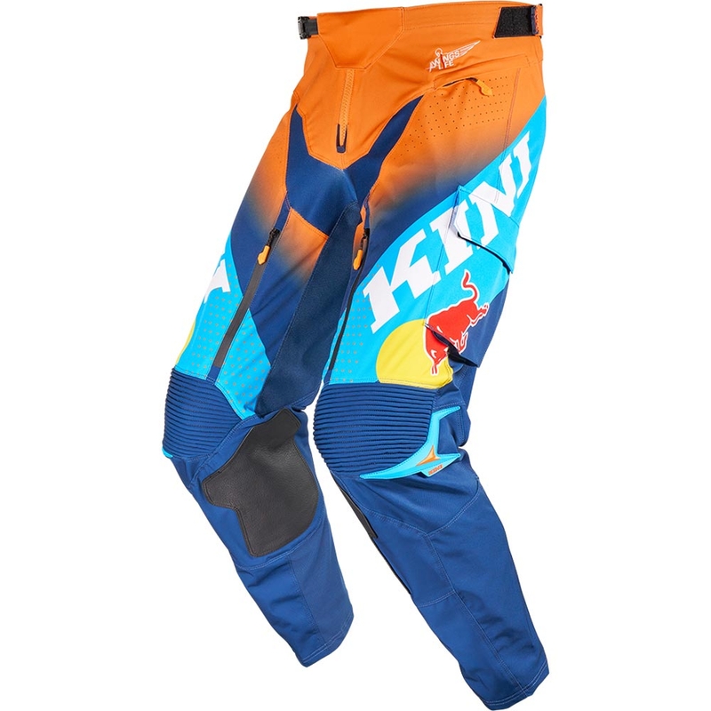 Pantalon de motocross KINI Red Bull 1.0 Rallye bleu-orange