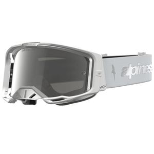 Lunettes de motocross Alpinestars Vision 8 Ambre blanc-argent