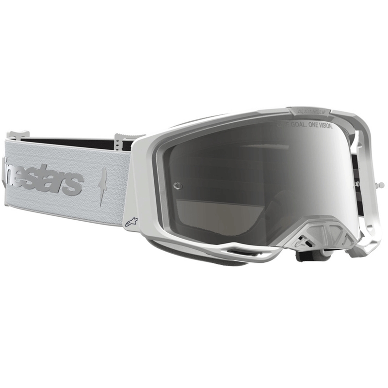 Lunettes de motocross Alpinestars Vision 8 Ambre blanc-argent